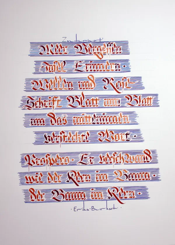 Erika Burkart_Zauberworte